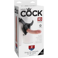 8" Cock + Strap On Harness 8" Cock + Strap On Harness