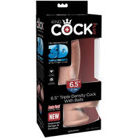6.5" Realistic 3D Cock + Balls 6.5" Realistic 3D Cock + Balls