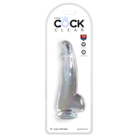 King Cock  7.5" Cock With Balls  19cm Dong