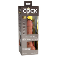 6" Vibrating Dual Density Cock 6" Vibrating Dual Density Cock
