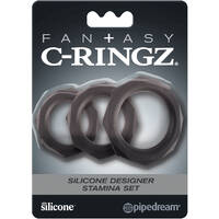 Silicone Designer Cock Rings X3
