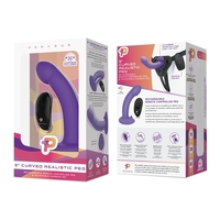 Pegasus 6" Wireless Remote Control Curved Realistic Peg With Harness Pegasus 6" Wireless Remote Control Curved Realistic Peg With Harness