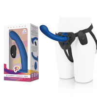 8” Remote Control P Spot G Spot Silicone Peg With Harness Included