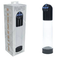 PUMPED Automatic Waterproof Pump - Black Black/Clear USB Rechargeable Automatic Penis Pump