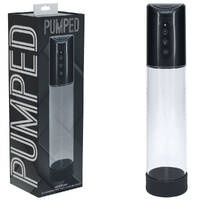 PUMPED Hyperpump Automatic Pump - Gunmetal Gunmetal Grey USB Rechargeable Auto Penis Pump