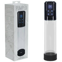 PUMPED MegaLift Automatic Penis Pump - Black Black/Clear USB Rechargeable Auto Penis Pump