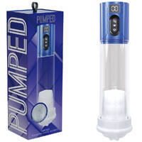 PUMPED HyperLift - Blue Metallic Blue/Clear USB Rechargeable Auto Pump