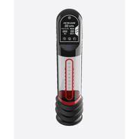 ISP90 Curve Infrared Automatic LCD Penis Pump Red