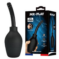 MR PLAY Anal Douche - Black Black Unisex Douche - 310 ml Capacity