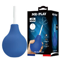 MR PLAY Anal Douche - Blue Blue Unisex Douche - 224 ml Capacity