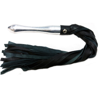 Leather Flogger With Aluminum Handle Leather Flogger With Aluminum Handle