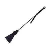 rouge Leather Tasselled Riding Crop Red