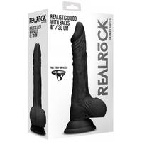8" Realistic Cock + Balls