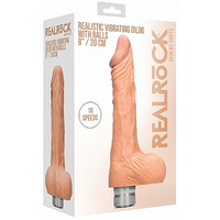7.5" Vibrating Cock + Balls