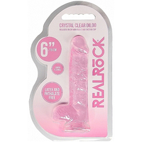 6" Realistic Cock + Balls 6" Realistic Cock + Balls