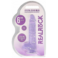 6" Realistic Cock + Balls 6" Realistic Cock + Balls