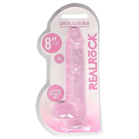 8" Realistic Cock + Balls 8" Realistic Cock + Balls