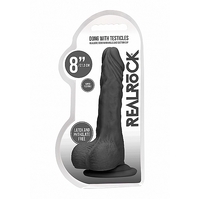 8" Realistic Cock + Balls 8" Realistic Cock + Balls
