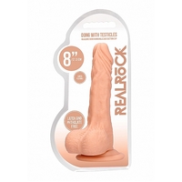 8" Realistic Cock + Balls 8" Realistic Cock + Balls