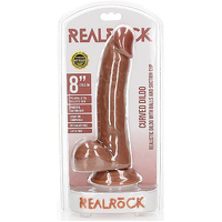 8" Curved Cock + Balls