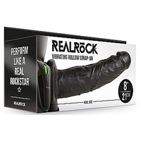 8" Hollow Vibrating Strap On System 8" Hollow Vibrating Strap On System