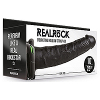 10" Hollow Vibrating Strap On System 10" Hollow Vibrating Strap On System