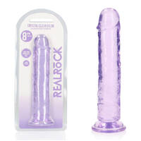 REALROCK 20 cm Straight Dildo - Purple Purple 20 cm (8'') Dong