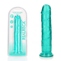 REALROCK 25 cm Straight Dildo - Turquoise Turquoise 25 cm (10'') Dong