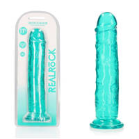 REALROCK 31 cm Straight Dildo - Turquoise Turquoise 31 cm (11'') Dong