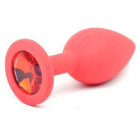 Small Jewel Silicone Butt Plug