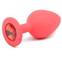 Medium Jewel Silicone Butt Plug