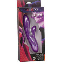 8" Aura Dual Lover Rabbit Vibrator
