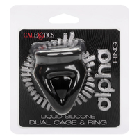 Alpha Liquid Silicone Dual Cage & Ring Alpha Liquid Silicone Dual Cage & Ring