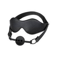 Nocturnal Collection Eye Mask and Breathable Ball Gag