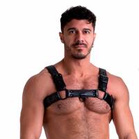 Vegan Bulldog Harness Black  Vegan Bulldog Harness Black