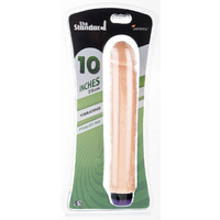 10" Vibrating Cock + Balls