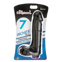 7" Vibrating Cock + Balls