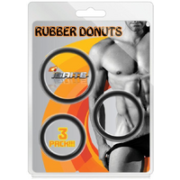 Rubber Donuts Cock Rings X3 Rubber Donuts Cock Rings X3