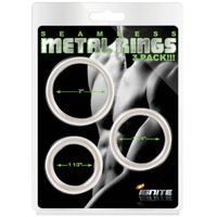 Seamless Metal Cock Rings X3