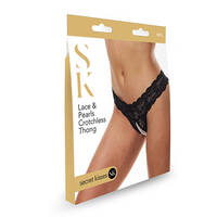 Crotchless Thong M/L