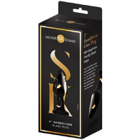 4" Handblown Glass Butt Plug