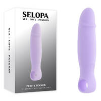 Selopa PETITE PECKER Purple 11.7 cm USB Rechargeable Mini Vibrator