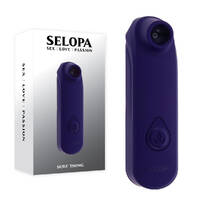 Selopa SURE THING Black Vibrating & Sucking Stimulator