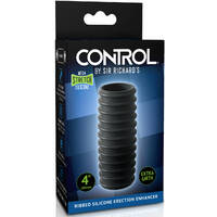 4" Ribbed Silicone Penis Sleeve