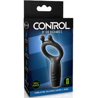 Vibrating Silicone Super Cock Ring