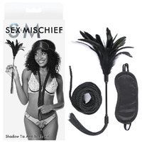 Sex & Mischief Shadow Tie And Tickle Kit  Beginners Bondage Kit