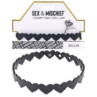 Sex & Mischief Heart Day Collar  Collar