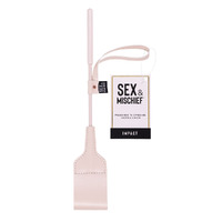 Sex & Mischief Peaches N Creame Riding Crop Peach 30cm Crop Whip