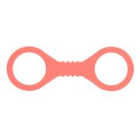 Sex and Mischief Peaches n CreaMe Small Silicone Cuffs