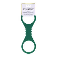 Sex & Mischief Indica Large Silicone Cuffs Green Large Restraints